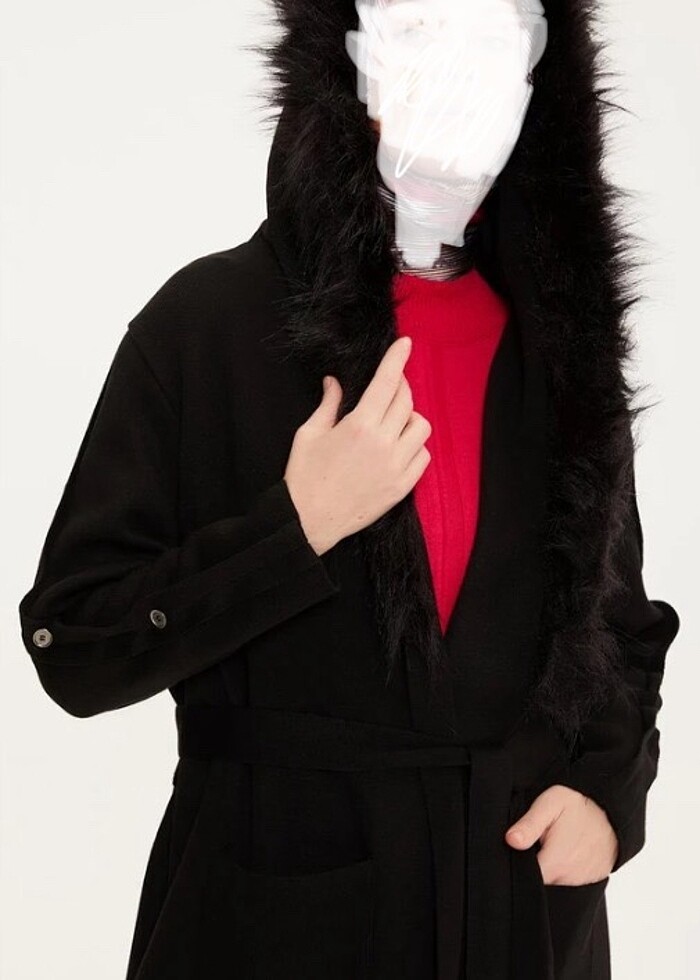 Siyah Hırka Tunik - Görsel 2