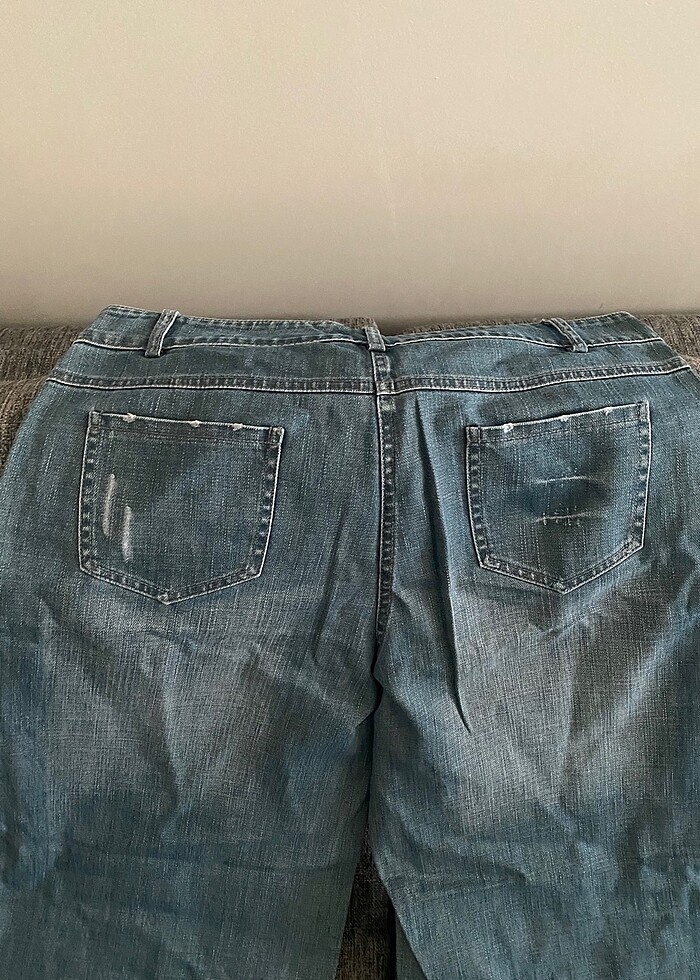 Kot pantolon bol paça - Görsel 4