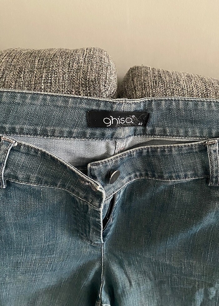 Kot pantolon bol paça - Görsel 2