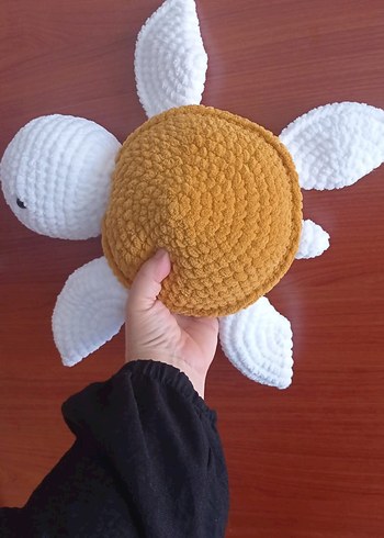  Beden Pastel Sarı Kaplumbağa Peluş Oyuncak