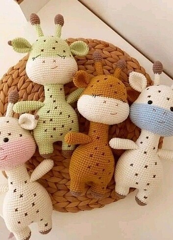 Zürafa amigurumi