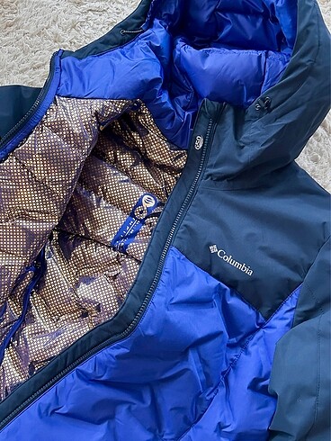 m Beden Columbia Grand Trek III Mavi Kadın M Beden Kaz Tüyü Down Mont