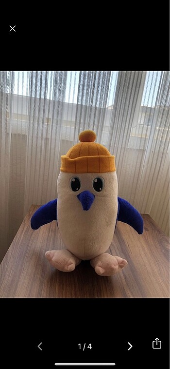 Kaptan pengu peluş