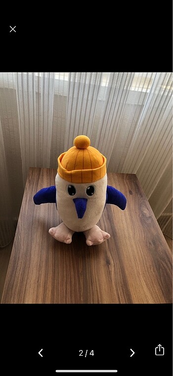 H&M Kaptan pengu peluş