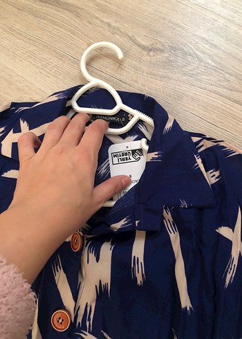 Düğmeli Bağlamalı Uzun Elbisesi - Görsel 3