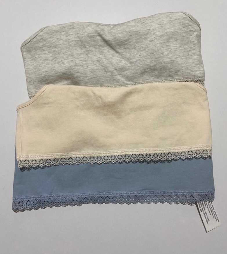 Kız Çocuk İnce Askılı Üçlü Atlet 13-14 yaş - Görsel 2