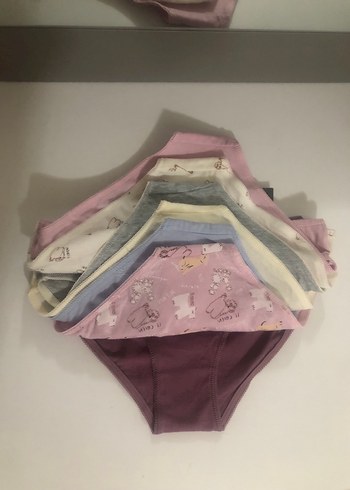 Çocuk Külot 7'li Paket 10-12 yaş Zara kalitesi - Görsel 4