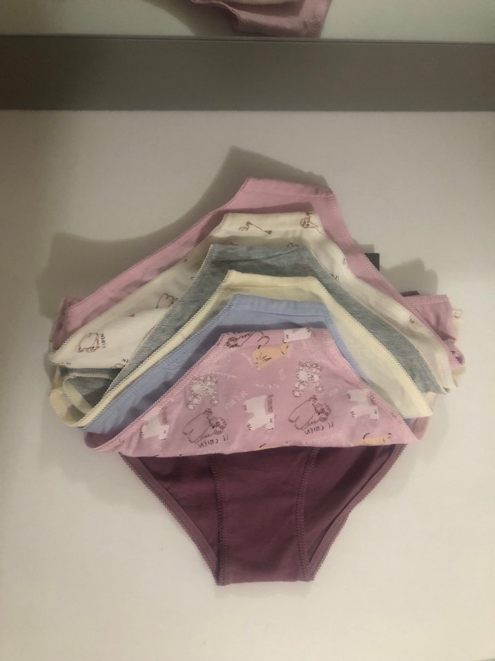 Çocuk Külot 7'li Paket 10-12 yaş Zara kalitesi - Görsel 4