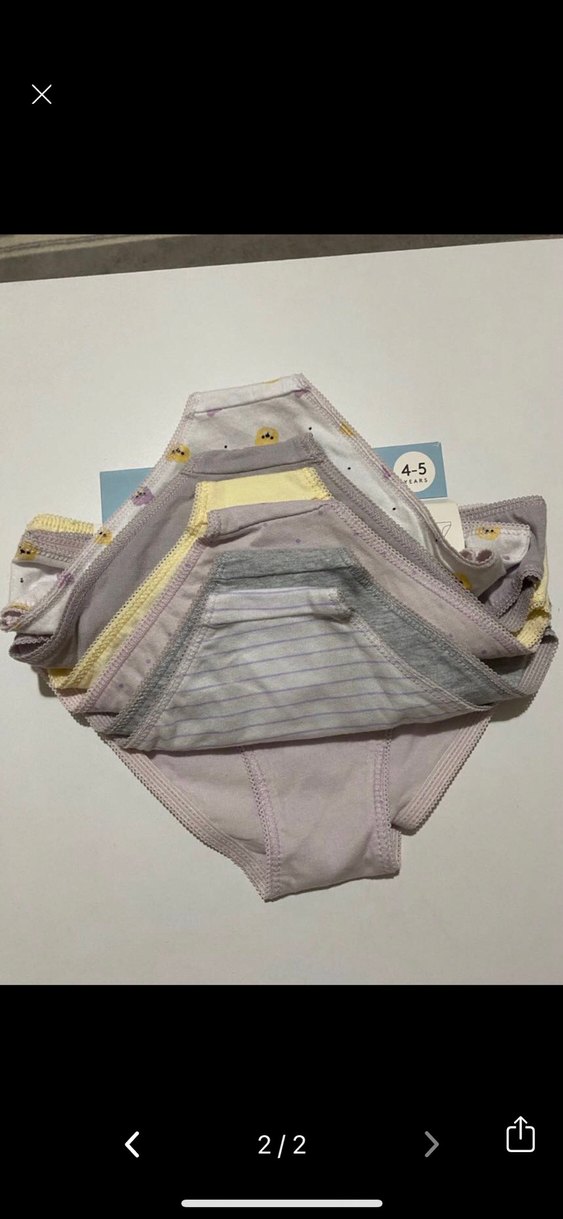 Çocuk Külot 7'li paket Zara kalitesi 4-5 yaş - Görsel 2