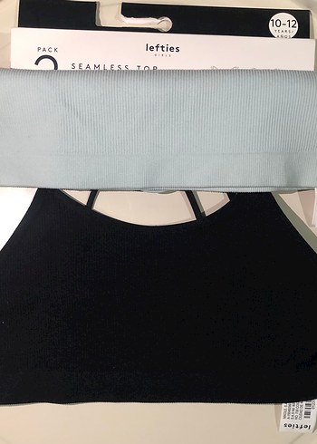 2'li Paket Mavi Seamless Spor Sütyeni 10-12 yaş - Görsel 2