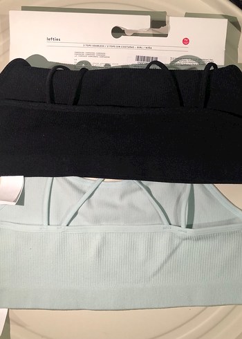 2'li Paket Mavi Seamless Spor Sütyeni 10-12 yaş - Görsel 3