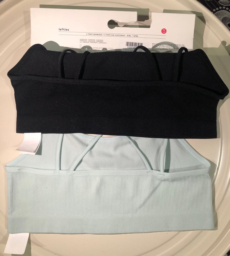 2'li Paket Mavi Seamless Spor Sütyeni 10-12 yaş - Görsel 3