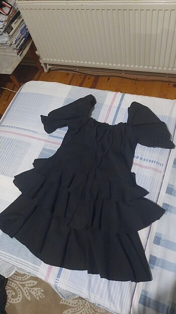 Siyah mini elbise