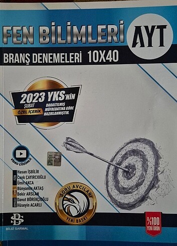 Bilgi Sarmal Ayt Fen Deneme, Çap Ayt Matematik, Ayt Fizik, Ayt K