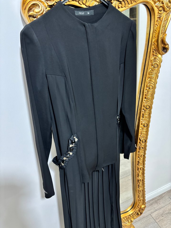 Zincir Detaylı Siyah Gotik Kadın El Zinciri ghisa marka - Görsel 2