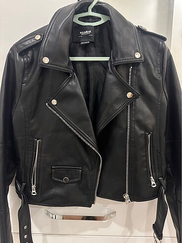 Pull and Bear Pull and Bear Suni Deri Ceket