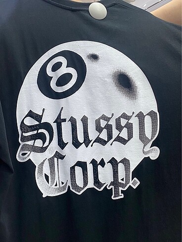 Stüssy corp. Orijinal tshirt oversize kalıp