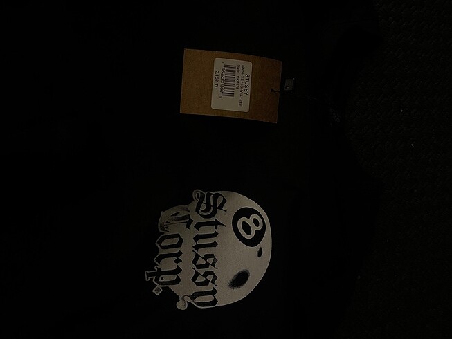 xl Beden gri Renk Stussy orjinal etiketli siyah gri oversize tshirt