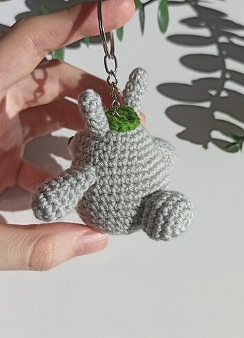 Beden gri Renk Totoro anahtarlık