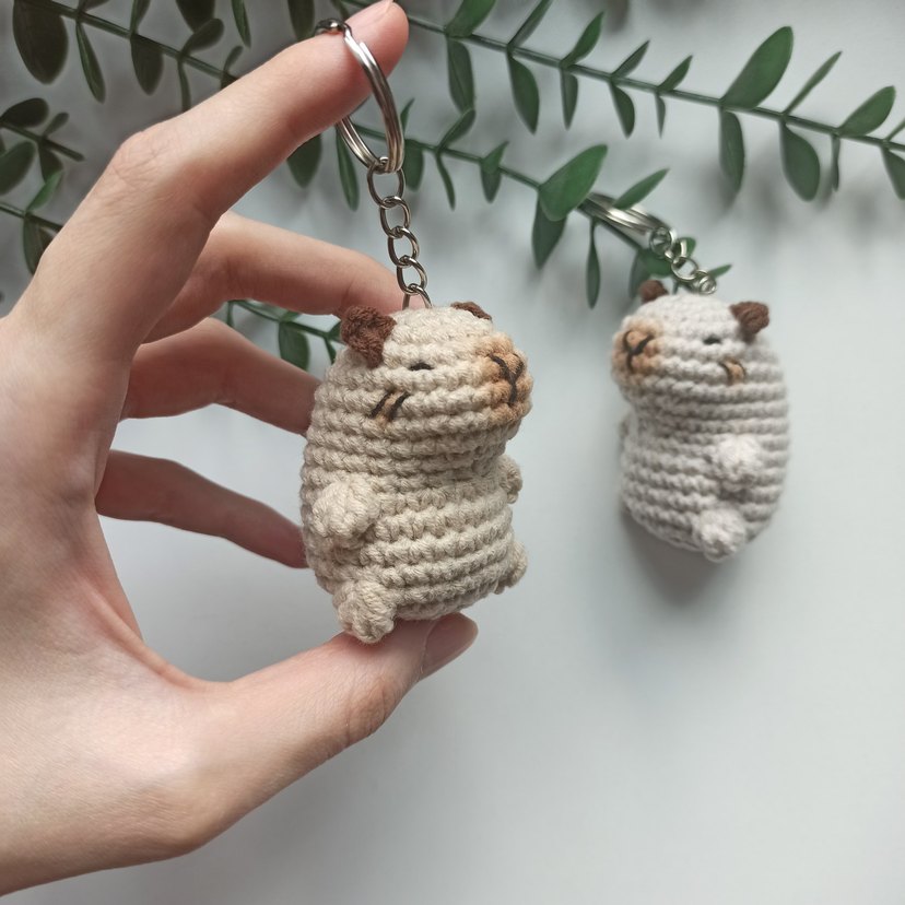 Capybara anahtarlık - Görsel 4