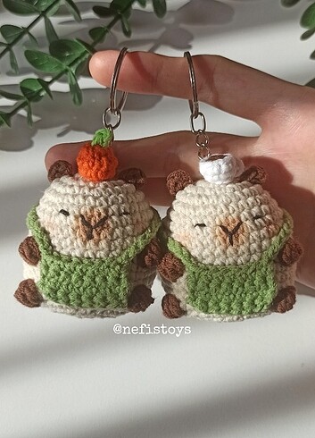 Capybara anahtarlık