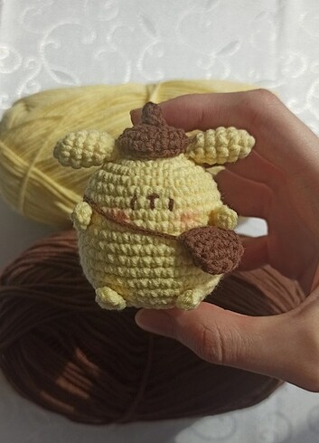 Hello Kitty Pompompurin anahtarlık