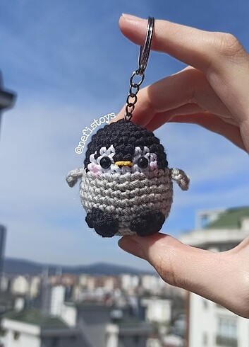 Penguen anahtarlık