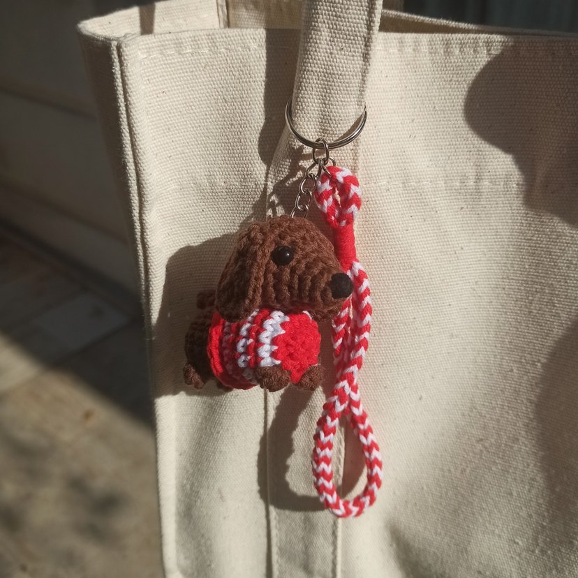 Sosis köpek Figürlü Anahtarlık - Görsel 2