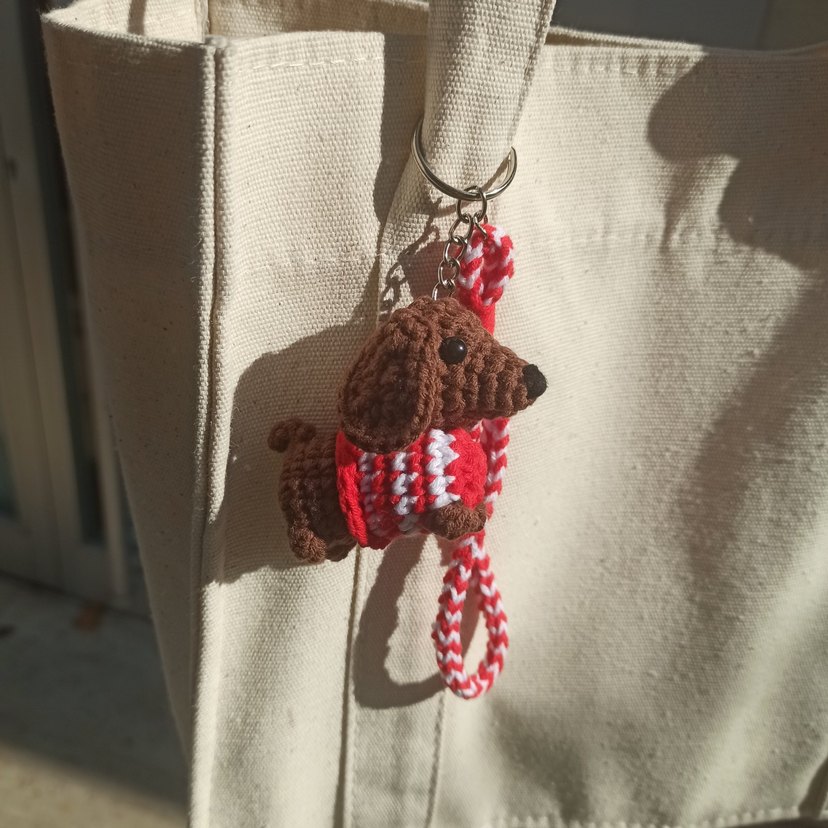 Sosis köpek Figürlü Anahtarlık - Görsel 5