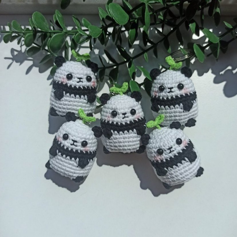 Panda anahtarlık - Görsel 4
