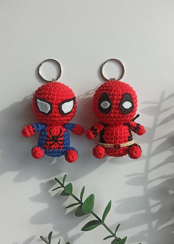 Deadpool ve Spiderman anahtarlık - Görsel 2