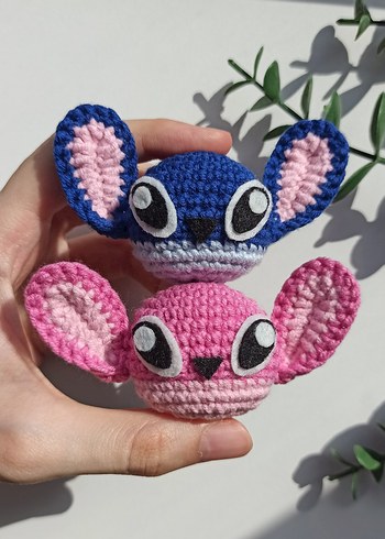 Stitch anahtarlık çifti