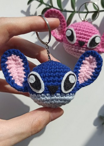 Beden çeşitli Renk Stitch anahtarlık çifti