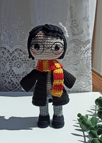 Harry Potter amigurumi figür - Görsel 2