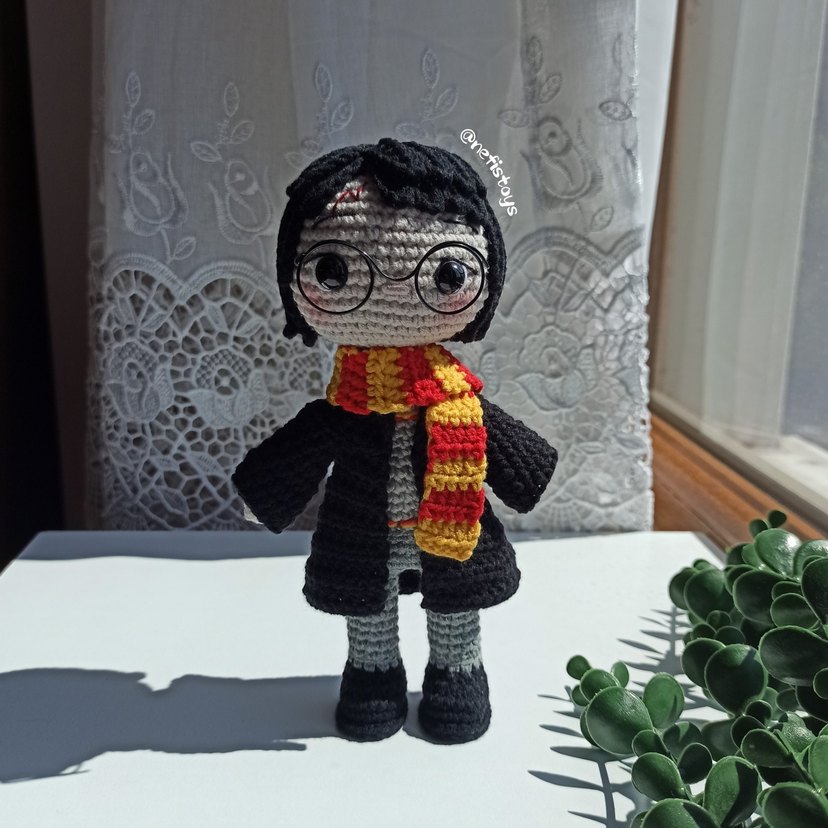 Harry Potter amigurumi figür - Görsel 2