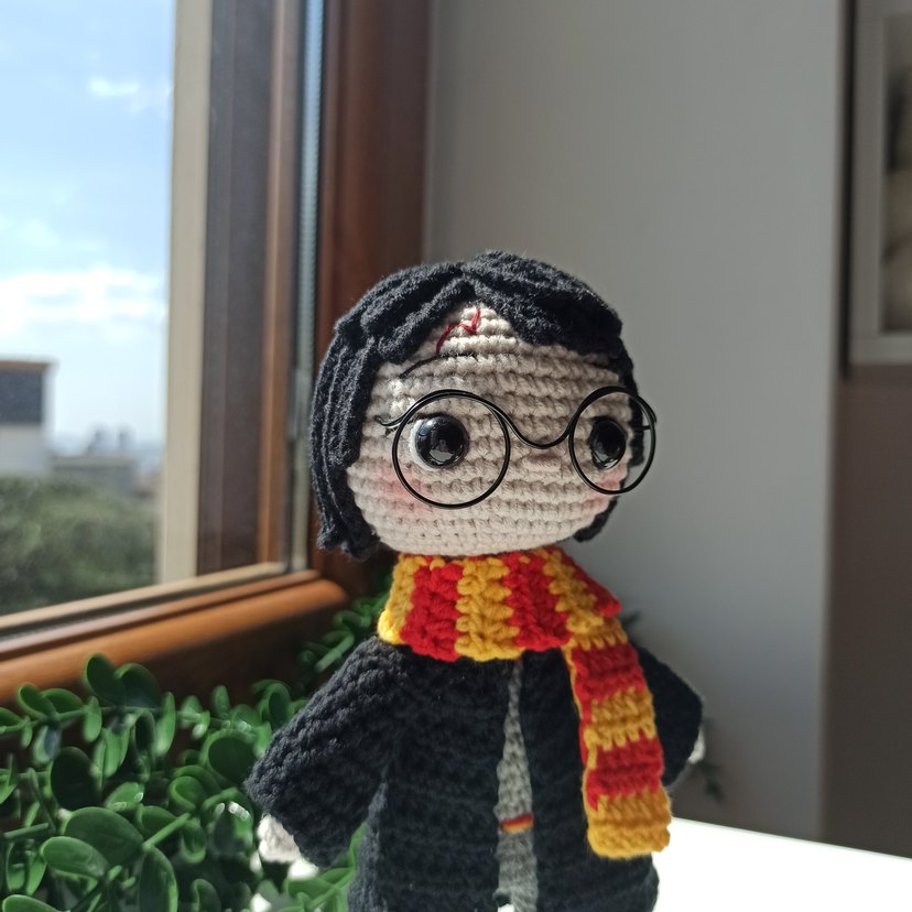 Harry Potter amigurumi figür - Görsel 3