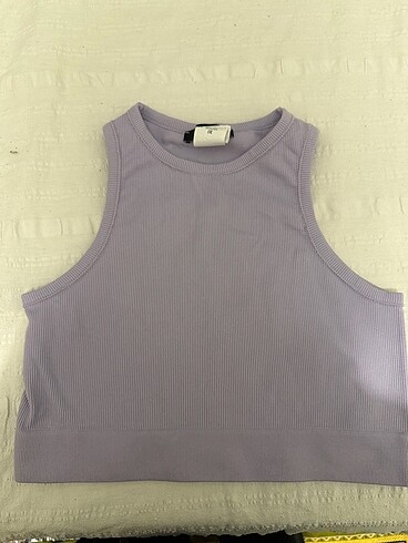 TRENDYOL lila renk crop