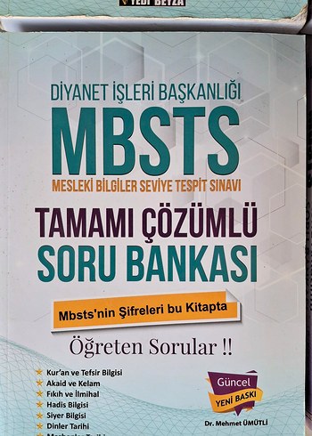 4 lü SET MBSTS Tamamı Çözümlü Soru Bankası Seti