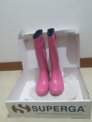 Superga Pembe Yagmur cizmesi