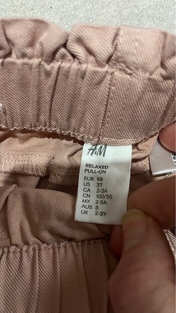 24-36 Ay Beden Kız çocuk keten pantolon H&M