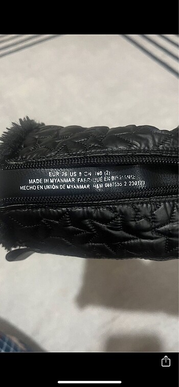 25 Beden H&M kız çocuk çizme