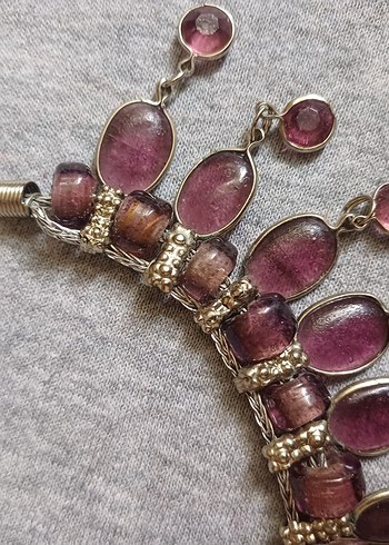 Accessorize Pembe Boncuklu Bohem Midi Kolye
