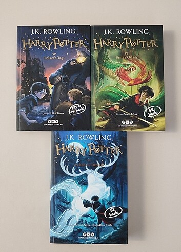Harry Potter Kitap Serisi 1-2-3