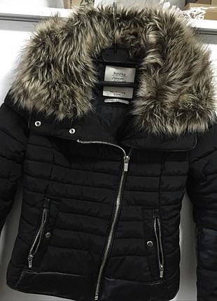 s Beden siyah Renk Bershka siyah mont