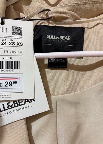 xs Beden Etiketli Pull & Bear Blazer Ceket