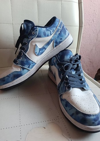 Nike Mavi Beyaz Bagcikli Sneaker