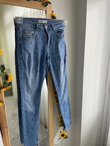 26 Beden Mavi yüksek bel skinny jean 26 beden