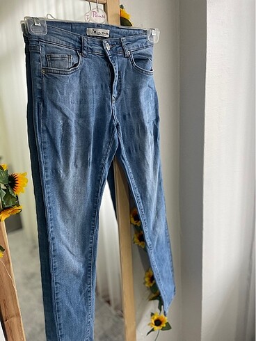 26 Beden mavi Renk Mavi yüksek bel skinny jean 26 beden