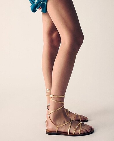 38 Beden Zara gold sandalet