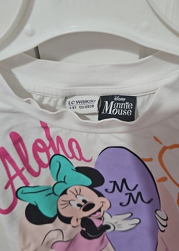 Beyaz Kız Çocuk Baskılı Tişört - Görsel 2